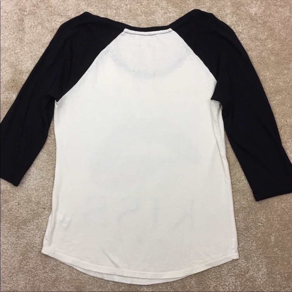 Express Miss Your KISS 💋 Ringer Tee - Picture 2 of 5